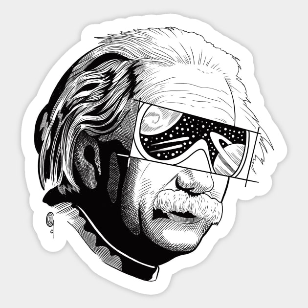 Einstein Sticker by cocotatts